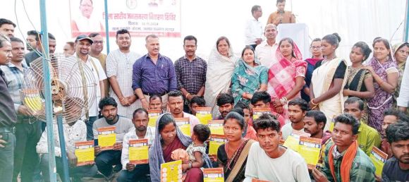 केदमा जनसमस्या निवारण शिविर में 78 आवेदनों का निराकरण