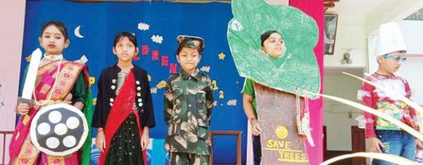 चावरा स्कूल में बाल दिवस की धूम
