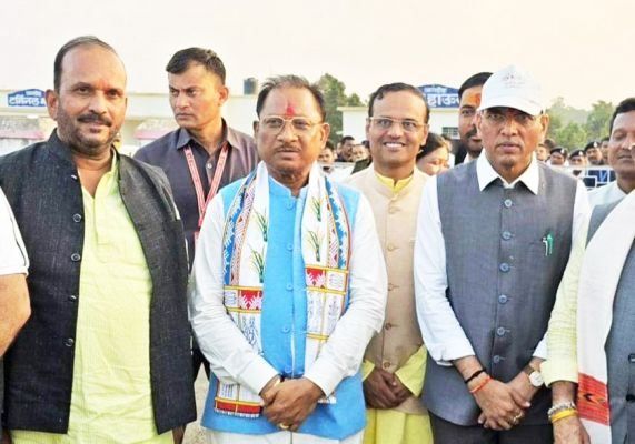 जनजातीय गौरव दिवस समारोह में शामिल हुए योगेश तिवारी