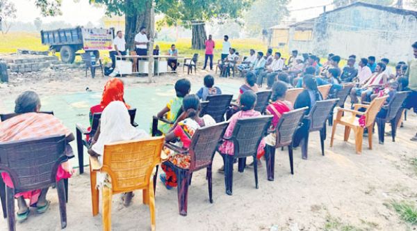 भगवान बिरसामुंडा जयंती पर गुड्डीपाल में विशेष ग्राम सभा