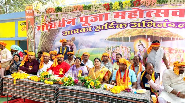 गोवर्धन भाठा कर्णेश्वर धाम में बनाया जाएगा दस लाख रुपए का शेड-अंबिका मरकाम