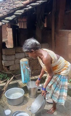 संवेदनशील ग्राम बर्रेम में पहुंची जल जीवन मिशन की धारा