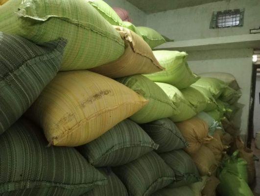 संयुक्त टीम ने 300 बोरी अवैध धान किया जब्त