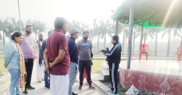 मकई गार्डन बनेगा चिल्ड्रन पार्क, नेहरू गार्डन की हालत देख उप-अभियंता व सुपरवाइजर को फटकार 