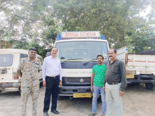 120 क्विंटल अवैध धान जब्त