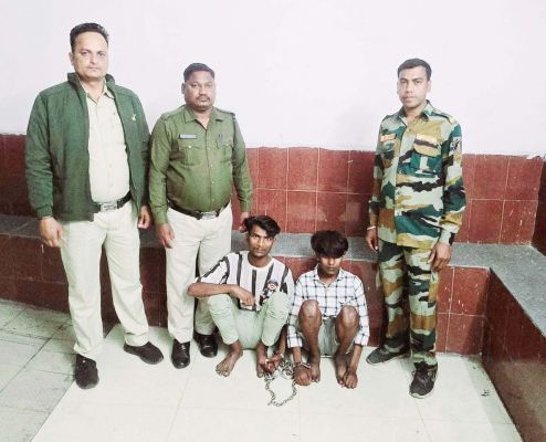 मारपीट के दो आरोपी गिरफ्तार