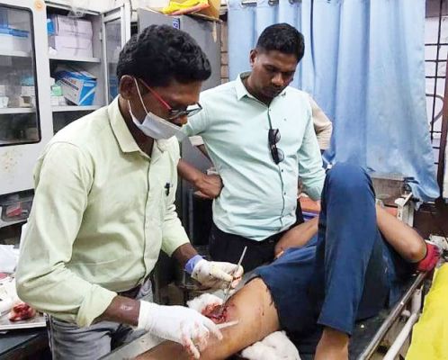 सडक़ हादसे में बस्तर ओलंपिक से लौट रहे दो पीटीआई शिक्षक घायल 