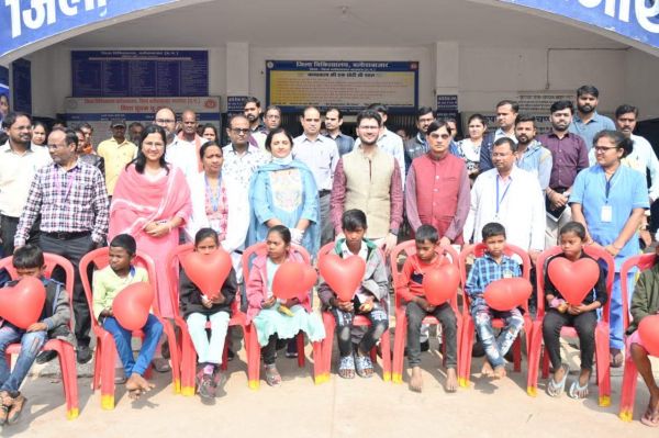 जिला अस्पताल में नि:शुल्क बाल हृदय रोग जांच शिविर