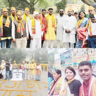 छत्तीसगढ़ यादव समाज के पदाधिकारी दिल्ली में सम्मानित