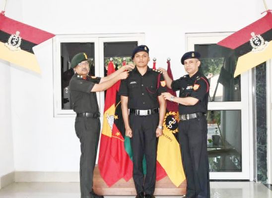 डॉ. चंचल साहू को आर्मी मेडिकल में  कैप्टन पद पर कमीशन मिला