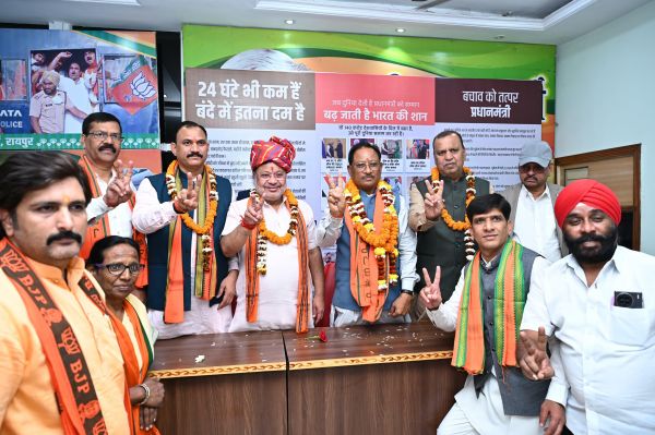 दक्षिण विधानसभा की जनता ने बताया विष्णु का सुशासन ही उनकी पहली पसंद-श्यामबिहारी