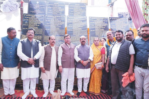 डिप्टी सीएम साव ने 7 करोड़ के विकास कार्यों का किया लोकार्पण- भूमिपूजन