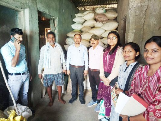 688 बोरी अवैध धान जब्त 