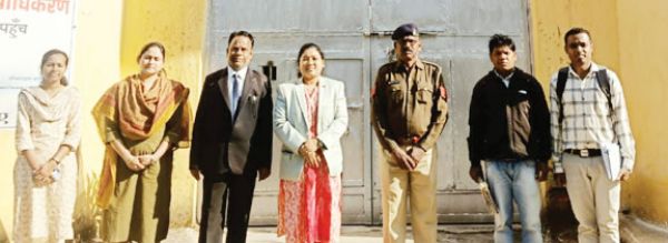 उप-जेल व मुख्य नगर पालिका नारायणपुर का निरीक्षण