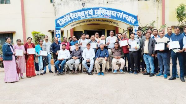 नई शिक्षा नीति के तहत गणित विषय पर दिया प्रशिक्षण 