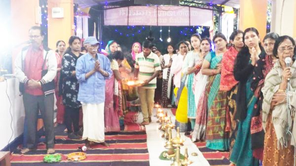अयप्पा मंदिर में 41 दिनी मंडल  व्रत पूजा का आयोजन