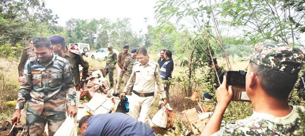 2015 से जब्त अवैध शराब नष्ट