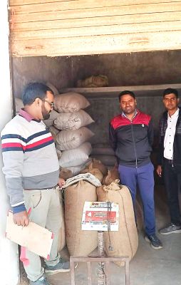 जिले में अब तक 38 प्रकरण दर्ज कर साढ़े 24 सौ क्विंटल अवैध धान जब्त