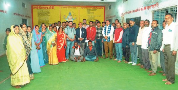 भाजपा नेता मालक राम के नेतृत्व में बूथ अध्यक्षों का चुनाव