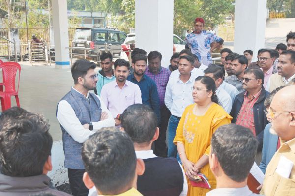 शहीद वीर नारायण सिंह बलिदान दिवस समारोह की तैयारी का जायजा