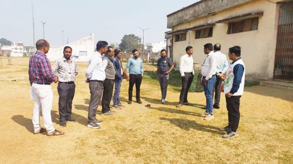 जिला स्तरीय युवा उत्सव 13 को, अफसरों ने निरीक्षण किया