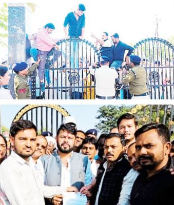 कर्मचारियों की हड़ताल से शहर में सफाई व्यवस्था चरमराई, पानी की भी किल्लत  