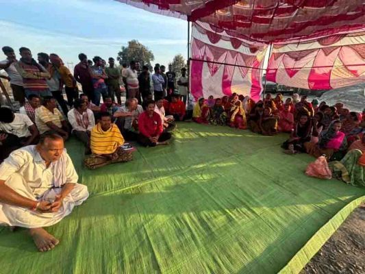 एसईसीएल बिजारी खदान के खिलाफ ग्रामीणों का फूटा आक्रोश 
