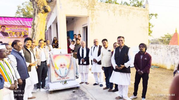 कबीर कुटी कोटसागर में सामुदायिक भवन भूमिपूजन 