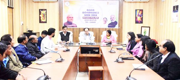 सुशासन सप्ताह में अफसरों की रहे सक्रिय सहभागिता