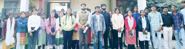  महाविद्यालय में मूलभूत सुविधाओं की कमी, आजाद सेवा संघ ने उठाई आवाज