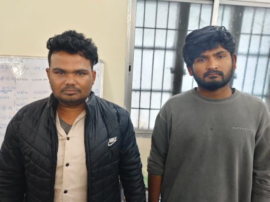 मुख्य डाक घर में हुई चोरी के 2 अंतरराज्यीय चोर गिरफ्तार