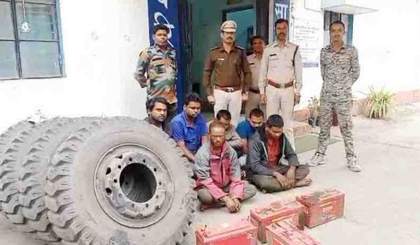 ट्रांसपोर्ट ऑफिस में चोरी, 6 आरोपी बंदी