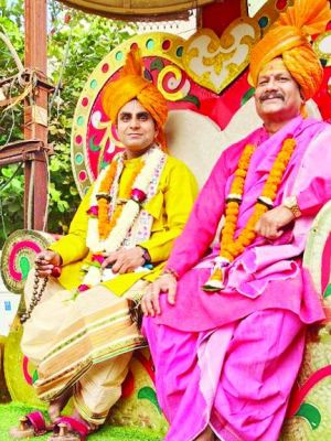 कलश यात्रा के साथ भागवत कथा शुरू