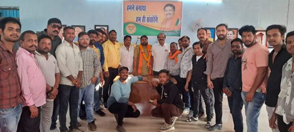 नवापारा भाजपा मंडल अध्यक्ष बने नागेन्द्र वर्मा 