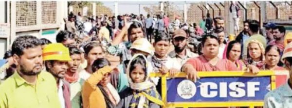  सीआईएसएफ जवान पर ठेका मजदूरसे मारपीट का आरोप