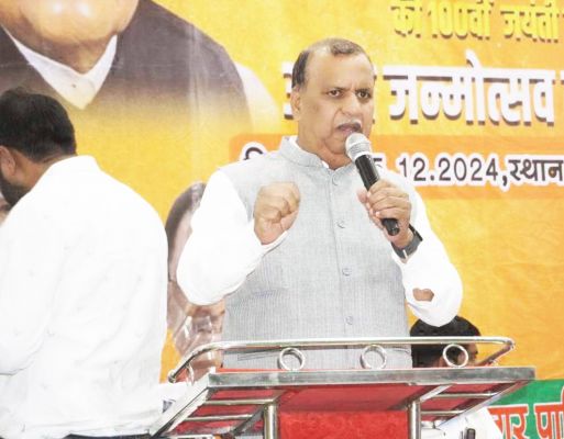 अटल के सुशासन की परिकल्पना को भाजपा की सरकार कर रही साकार -शिवरतन