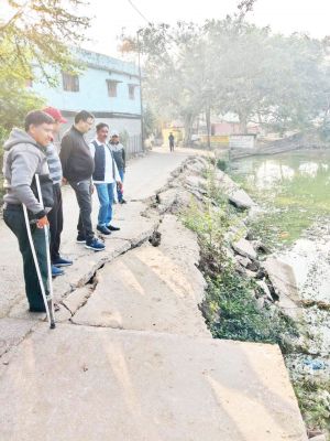 आयुक्त ने किया शंकरपुर इलाके निरीक्षण