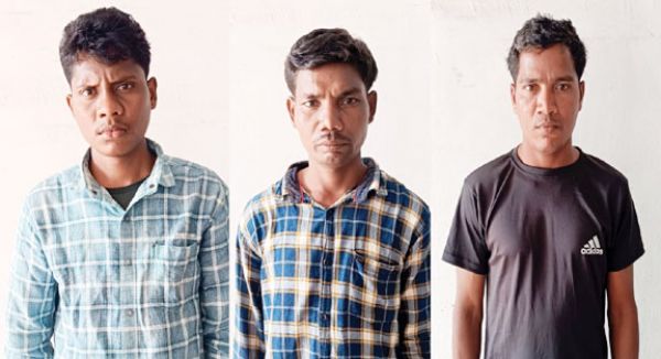 एक लाख के ईनामी सहित 3 नक्सली गिरफ्तार