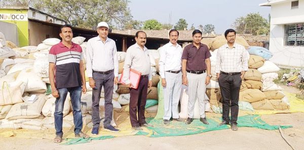 अवैध धान जब्त 