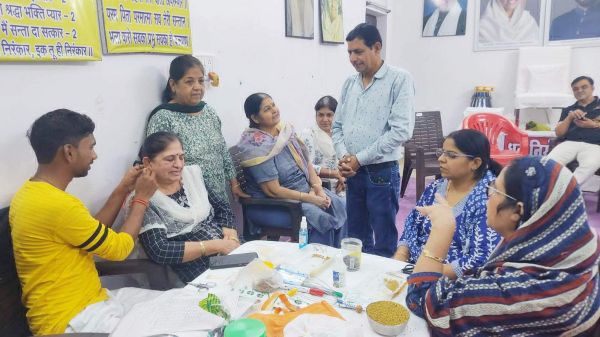 निरंकारी सेवा मंडल द्वारा नि:शुल्क एक्यूप्रेशर शिविर