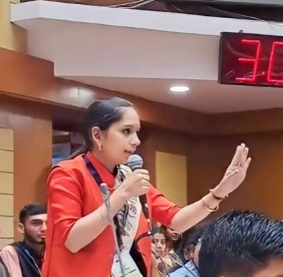 बचेली की नंदिनी विकसित भारत यूथ लीडर डायलॉग के लिए चयनित