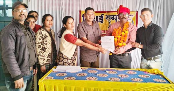 स्थल सहायक देशकर को दी  विदाई