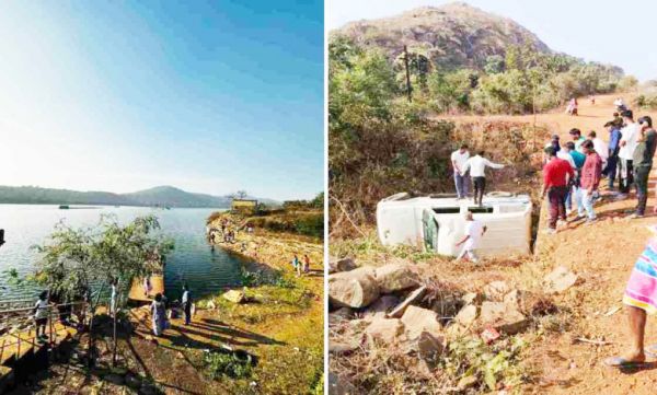 टीपाखोल डेम में सैलानियों से भरी नाव पलटी 