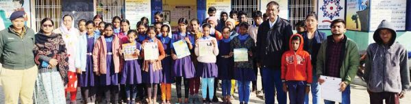  पुलिस मितान का स्कूल में विशेष जागरूकता कार्यक्रम