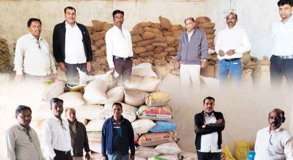 512 क्विंटल धान जब्त