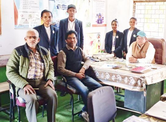  डीके साहू ने शाला अनुभव कार्यक्रम का किया निरीक्षण