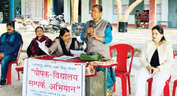 रामपुर और सरई टिकरा विद्यालय में राष्ट्रीय शिक्षा नीति के पाठ्यक्रमों की दी जानकारी
