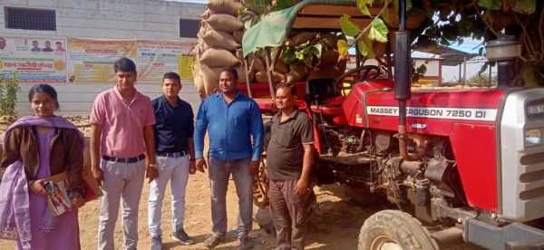 ओडिशा से आ रहा 150 बोरी अवैध धान जब्त