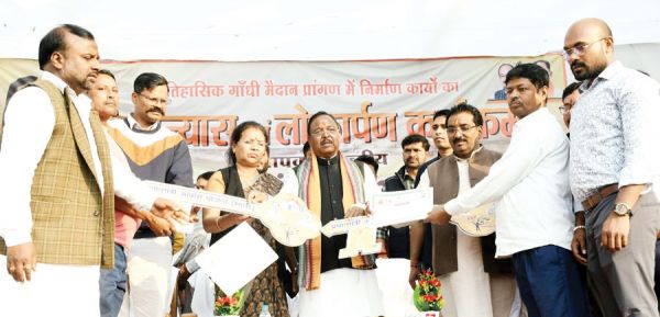 नेताम ने 16 करोड़ से अधिक के विकास कार्यों का किया लोकार्पण-भूमिपूजन