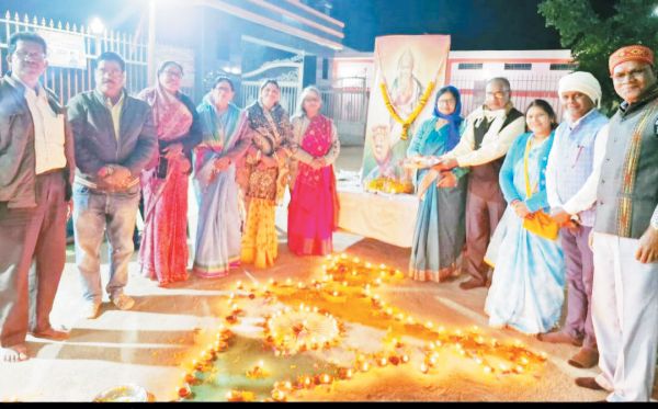 एकल संच समिति ने की भारत माता की आरती